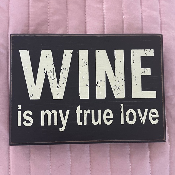 Books & Wine Themed Black and White Set of 2 Decorative Signs - Picture 2 of 6